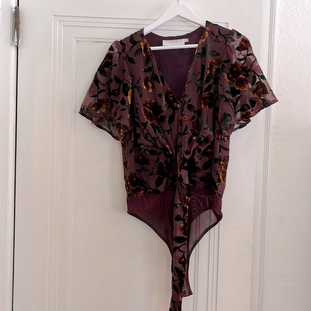 Floral bodysuit